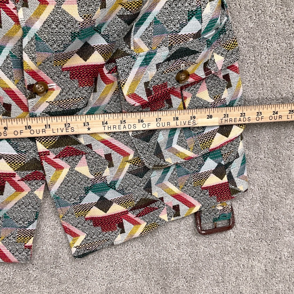 Multicolor Geometric Men's Blazer - Picture 7 of 11